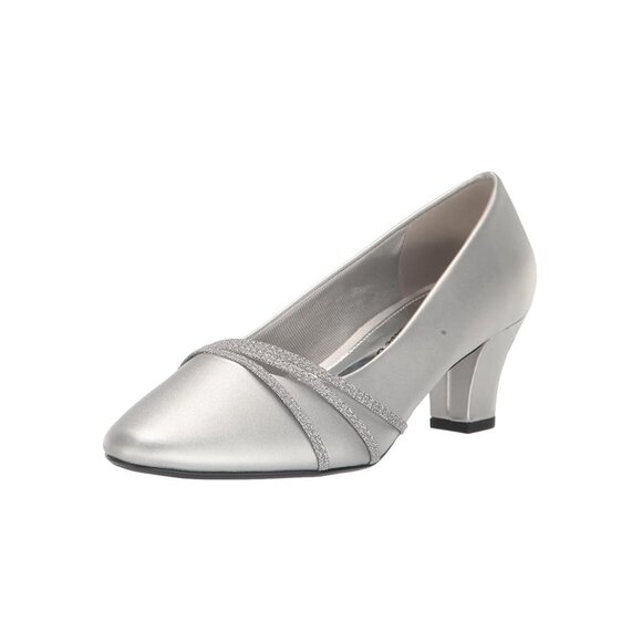 easy street Shoes - NiB Easy Street Women's Cristiny Pump Evening Heels SilverSize 6.5 M $70 RY1258